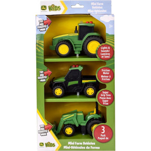 Tomy John Deere Mini Vehicle 3 Pack