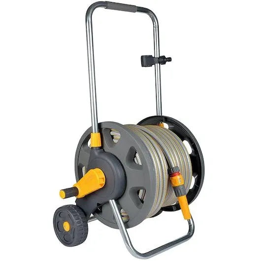 Hozelock 60m Cart & 50m Hose And Fittings