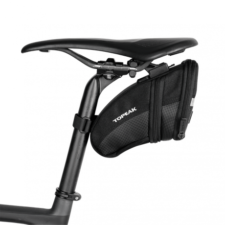 Topeak Aero Wedge Large TC2253 - QuickClick Mount Saddle Bag with Expandable Storage