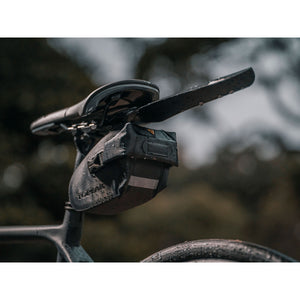 Topeak Flashfender Deluxe Duo Fixer TDF-FFD - Saddle Mount Mudguard with Dual Accessory Compatibility