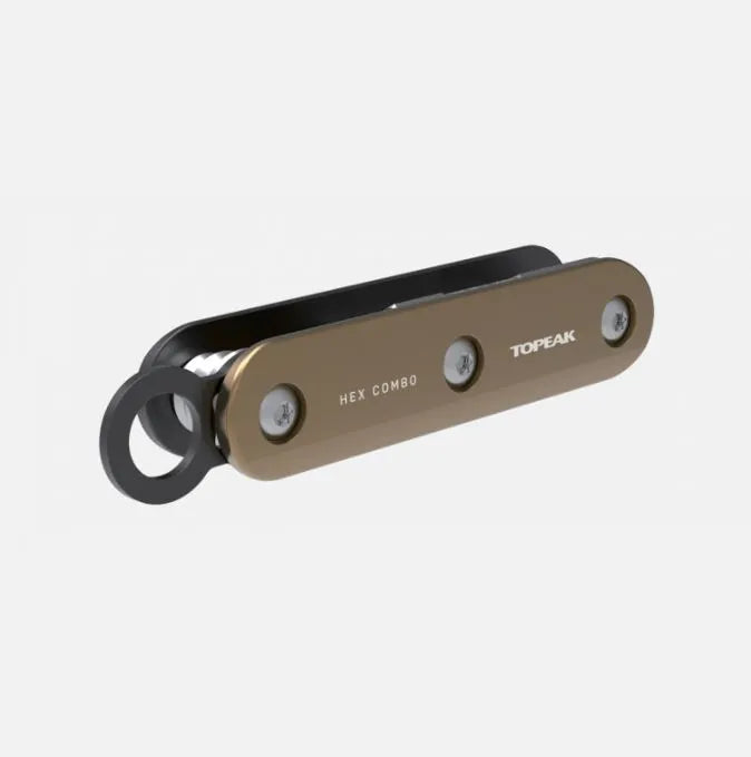 Topeak Hex Combo TT2558 - Compact Coded 4/5/6 mm Bent Allen Multitool