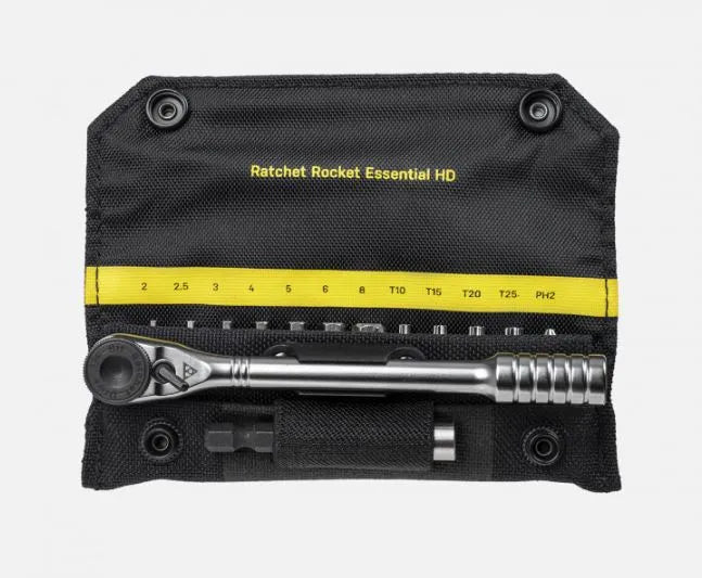 Topeak Ratchet Rocket Essential HD TT2633 - Heavy-Duty Bike Tool Kit with 15 Functions