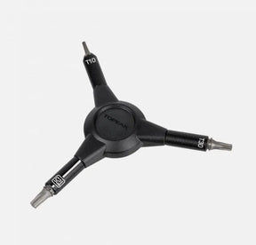 Topeak Y-Torx Speed Wrench T10/T25/T30 TT2599 - High-Strength 3-Way Torx Tool