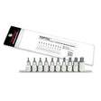 Toptul 10PCS 1/2" Dr. Star Bit Socket Rail Set GAAG1006