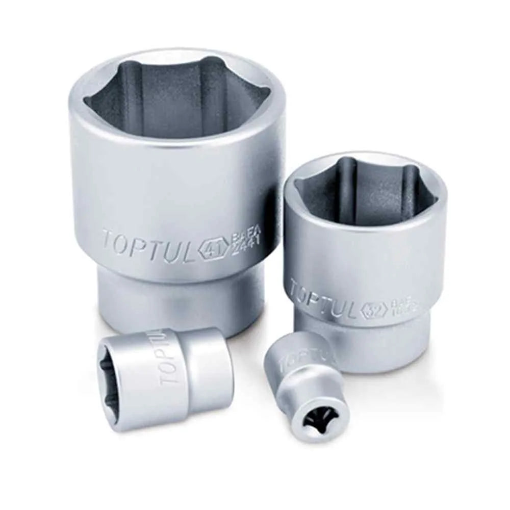 Toptul 1/2″ Dr Socket Satin 6pt x 26mm | QBAEA1626 | CR-V Metric