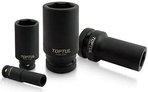 Toptul 1/2" Drive Deep Impact Socket 6pt 38mm - QKABE1638