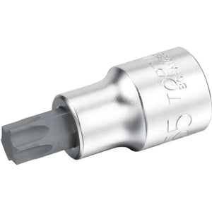 Toptul 1/2" Drive T55 Star Bit Socket Satin Finish - QBCFA1655