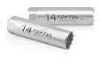 Toptul 3/8" Drive 14mm Spark Plug Socket with Leaf Spring - QBAAX1214