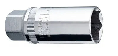 Toptul 3/8" Drive 16mm Spark Plug Socket - QBAAR1216 