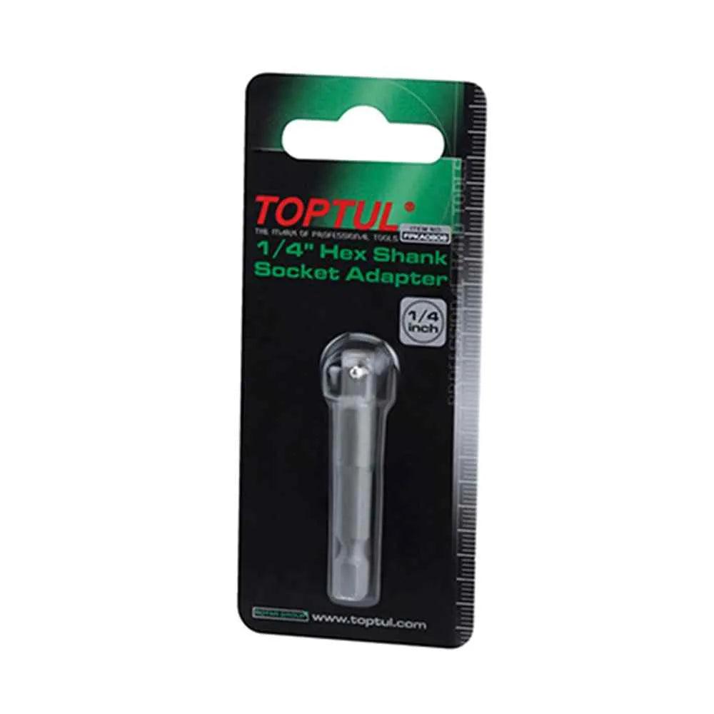 Toptul 3/8" Drive x 1/4" Hex Shank Socket Adapter