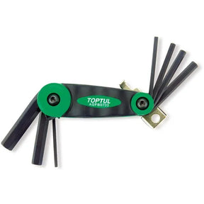 Toptul 7 Piece Folding Hex Key Set 2.5-10mm | QAGFB0703 