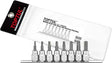 Toptul 8PCS 3/8" Drive Star Bit Socket Rail Set - QGAAG0804