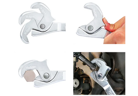 TOPTUL Double Ended Quick Self-Adjusting Wrench QAEAX3A32 - 8-32mm Ratcheting Grip Tool