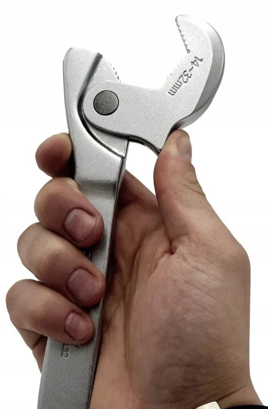 TOPTUL Double Ended Quick Self-Adjusting Wrench QAEAX3A32 - 8-32mm Ratcheting Grip Tool