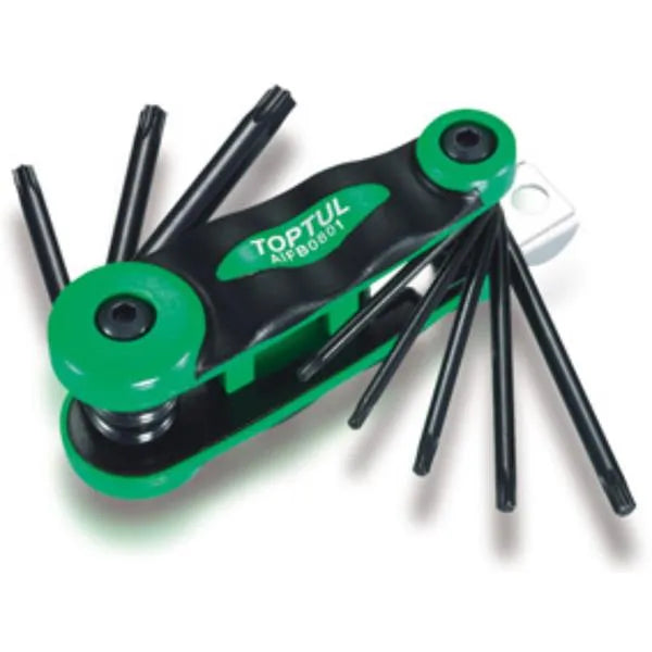 Toptul Folding TX Key Set 8Pc T9-T40 - QAIFB0801