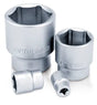Toptul QBAEA1616 1/2″ Dr Socket Satin 6pt x 16mm 
