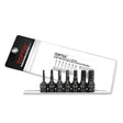 Toptul 3/8" Dr Hex Bit Impact Socket Set 7pc 4-12mm 