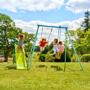 TP Metal Swing Slide & Glide - Multi-Activity Outdoor Set with 6ft Slide - 535