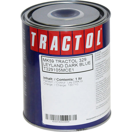 Tractol Leyland Dark Blue Machinery Enamel Paint - High‑Gloss Finish