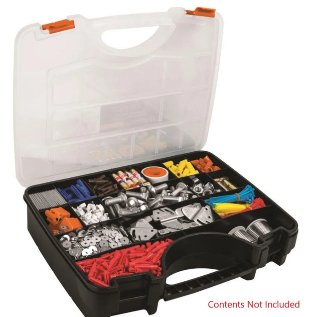 TRUPER 17" 17-Compartment Small Parts Organizer - Durable Storage Solution for Hardware and Tools