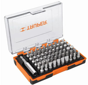 Truper 25mm Insert Bit Set 61-Piece - Comprehensive Precision Bit Set for Versatile Fastening Tasks