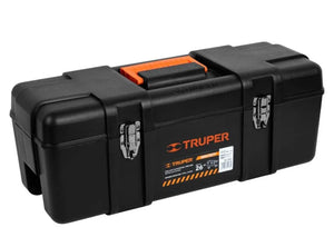 TRUPER 26" Plastic Toolbox - Durable, Spacious Storage Solution for Tools and Accessories