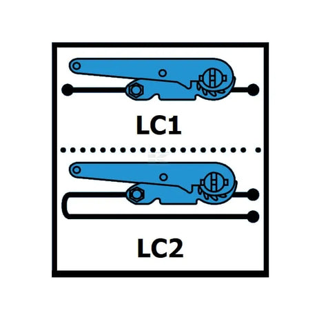 TS20120E Ratchet strap Type 50, 25kN 50mm x 12m