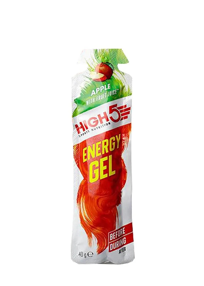 High5 Energy Gels – 23g Carbs, Natural Fruit Juice, Vegan-Friendly
