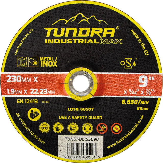 Tundra 9" Cutting Disc