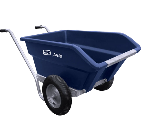 JFC Agri 250L Tipping Wheelbarrow - Heavy‑Duty 250 L Farm & Yard Tipping Barrow