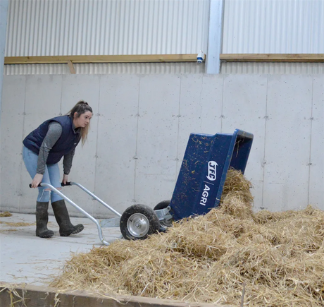 JFC Agri 250L Tipping Wheelbarrow - Heavy‑Duty 250 L Farm & Yard Tipping Barrow