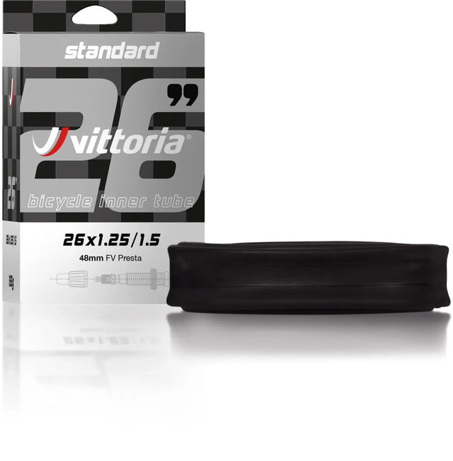 Vittoria Standard 29x1.95/2.50 Inner Tube with 48mm Presta Valve - Reliable Bicycle Tube for Trail and Road