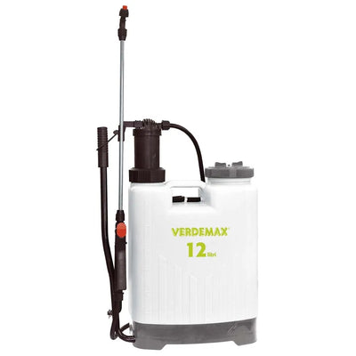 Verdemax 12L Mechanical Backpump Knapsack Sprayer | 4 Nozzles Included | 75cm Lance
