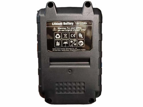 VERDEMAX Battery 18V-2.5Ah (Futura PRO) V000762 - Lightweight & Durable Li-Ion Power