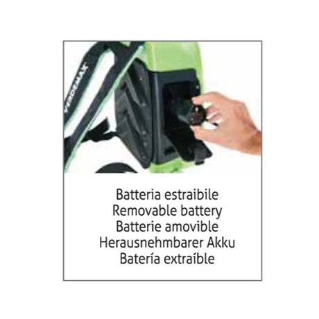 Verdemax Futura 12L Battery Powered Knapsack Sprayer | 12V 2.5Ah Battery | Fibreglass Lance