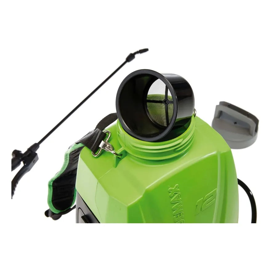 Verdemax Futura 12L Battery Powered Knapsack Sprayer | 12V 2.5Ah Battery | Fibreglass Lance