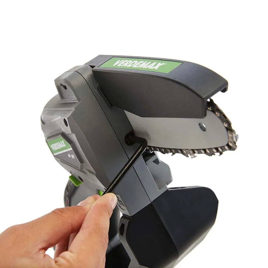 Verdemax PE20 20V Battery Powered Pruner | Cordless 12cm Bar | 2Ah Lithium Battery Included