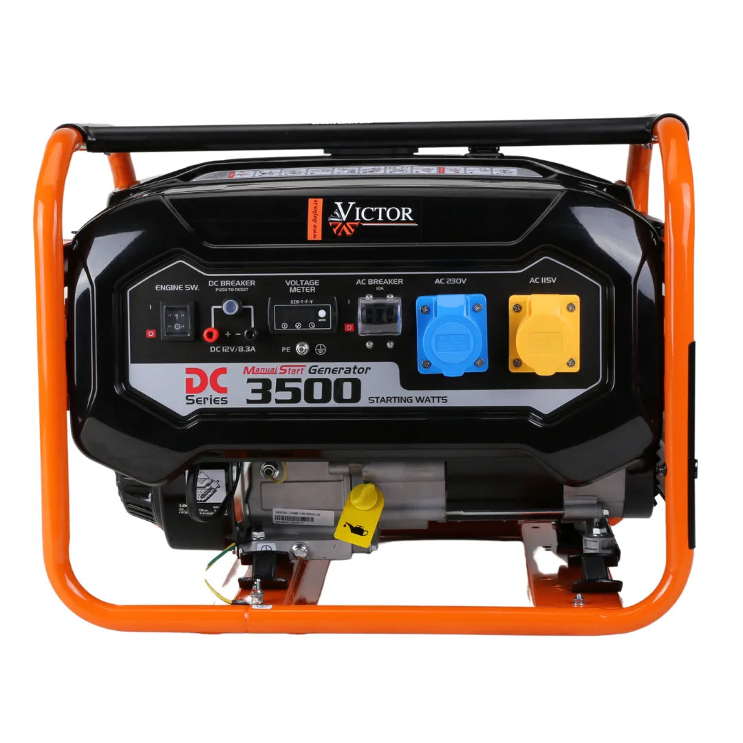 Victor LC3500DCS 3.0kW Generator - 212cc Loncin Engine, 15L Tank, Dual Voltage AVR