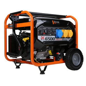 Victor LC6500DCS 5kW Petrol Generator - 6KVA - Loncin 389cc AVR