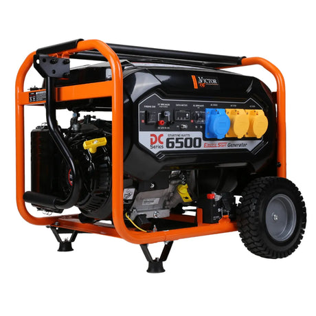 Victor LC6500DCS 5kW Petrol Generator - 6KVA - Loncin 389cc AVR