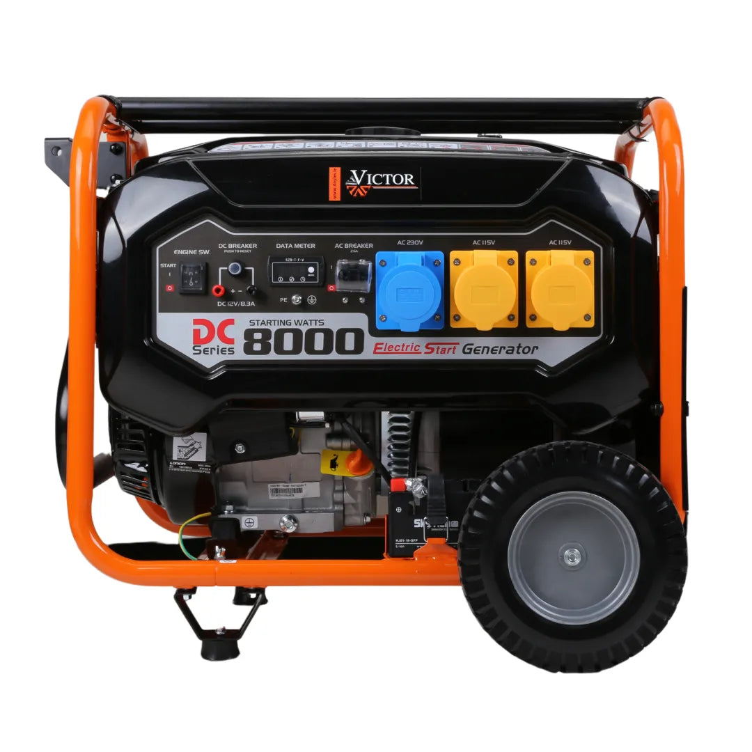 Victor LC8000DCS 6kW Generator - 420cc Loncin Engine, 8KVA Power AVR