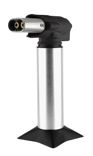 Vires Self-Igniting Gas Torch | Double Flame with Child-Proof Safety Lock