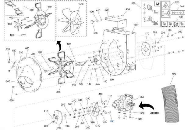 W21TS-09668 Screw for Kubota Grass Catcher - GCD500-HD & GCD800-HD Models