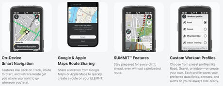 Wahoo ELEMNT ROAM 3 GPS Bike Computer - Advanced Cycling GPS Computer with Touchscreen
