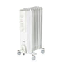 Warm Lite 1500W Oil Filled Radiator | Portable 7-Fin Heater with Adjustable Thermostat & Safety Features