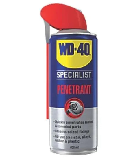 WD-40 Specialist Fast Release Penetrant Spray 400ml | Smart Straw & 360° Valve