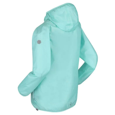 Regatta Kids' Pack It Lightweight Waterproof Hooded Packaway Walking Jacket Cool Aqua