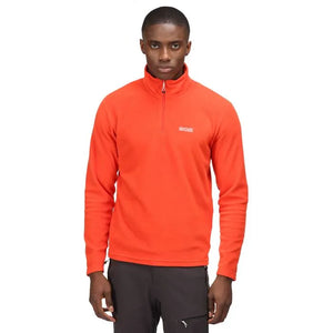Regatta Men's Thompson Lightweight Half Zip Fleece Burnt Salmon