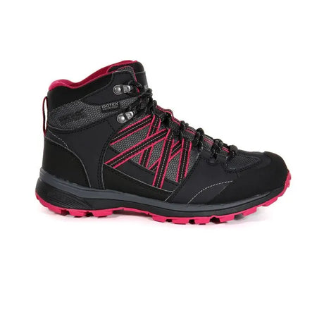 Regatta Kimberley Walsh Samaris II Mid Waterproof Walking Boots Briar Dark Cerise