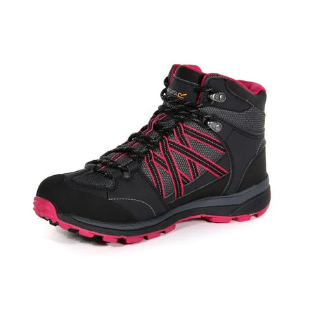 Regatta Kimberley Walsh Samaris II Mid Waterproof Walking Boots Briar Dark Cerise